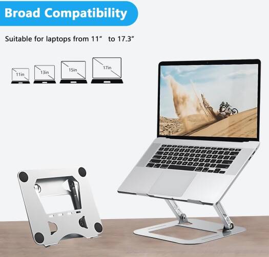 Mbajtës Laptopi ergonomike (Metalike) 11" deri 17.3"